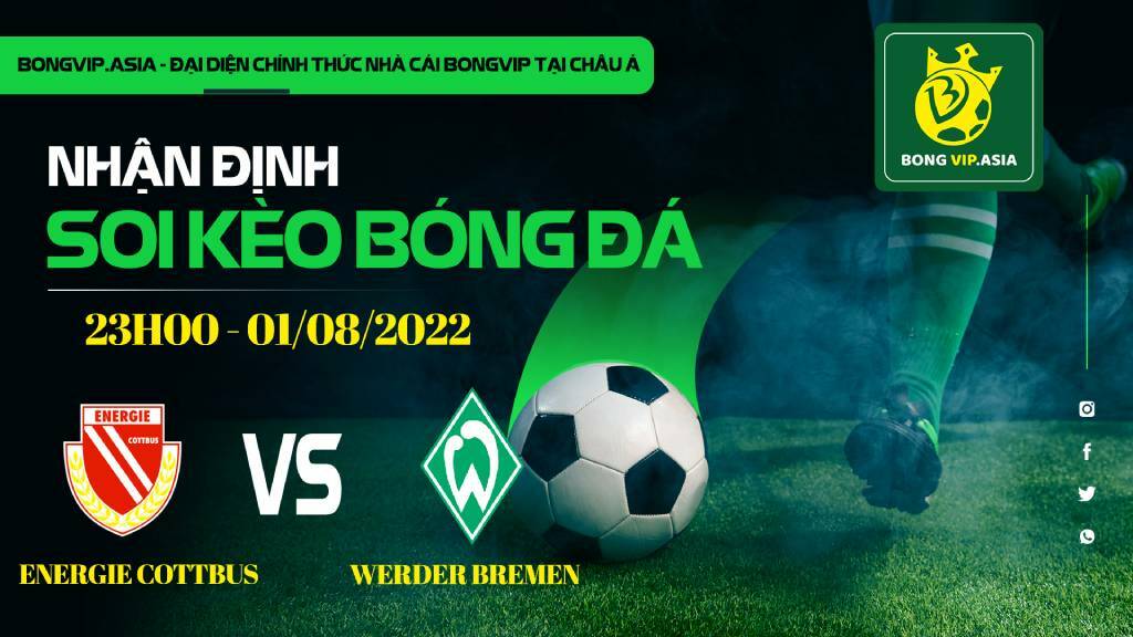 Soi kèo Bongvip Energie Cottbus vs Werder Bremen