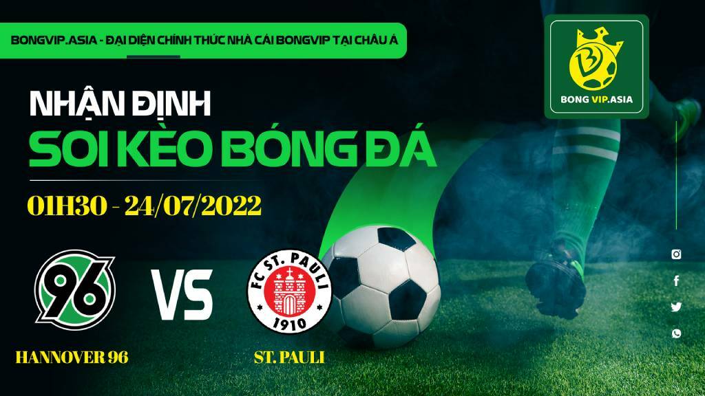 Soi kèo Bongvip Hannover 96 vs St. Pauli