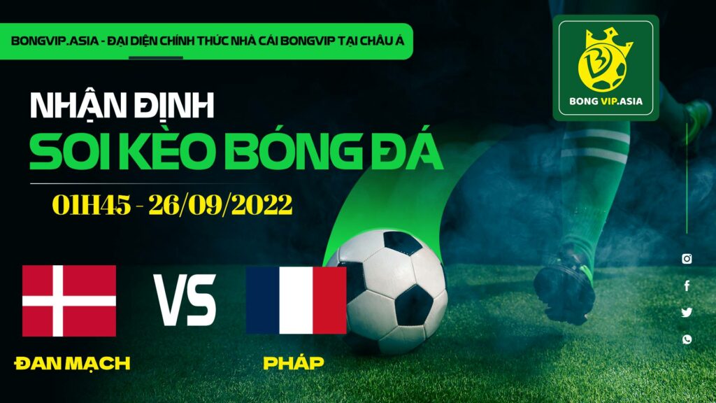 Soi kèo Bongvip Đan Mạch vs Pháp